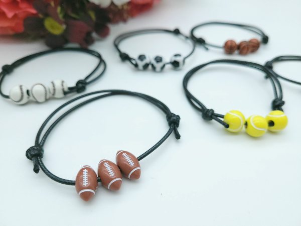 Sportball Armbänder Football, Basketball, Tennis, Fussball, Volleyball, Baseball
